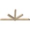 Ekena Millwork Kennewick Rough Sawn Timber Gable Bracket, Douglas Fir, 84"W x 38"H x 4"D x 4"F, 11/12 Pitch GBW084X38X0404KEN00RDF - alternate 3